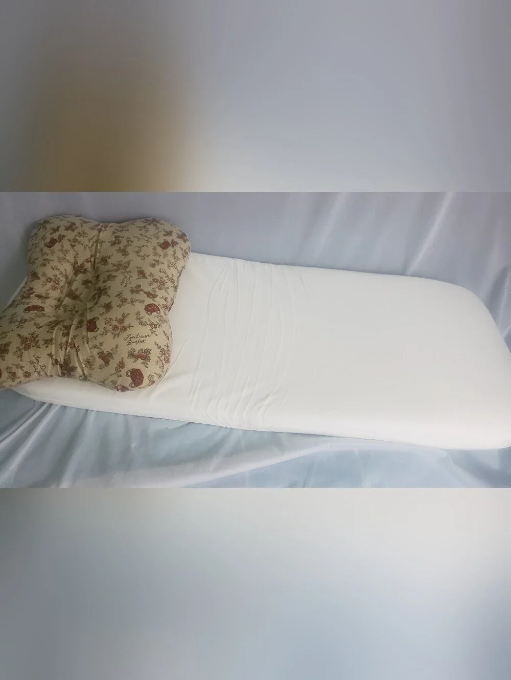 Memory Foam Baby Or Pet Bed With Cervical Pillow New